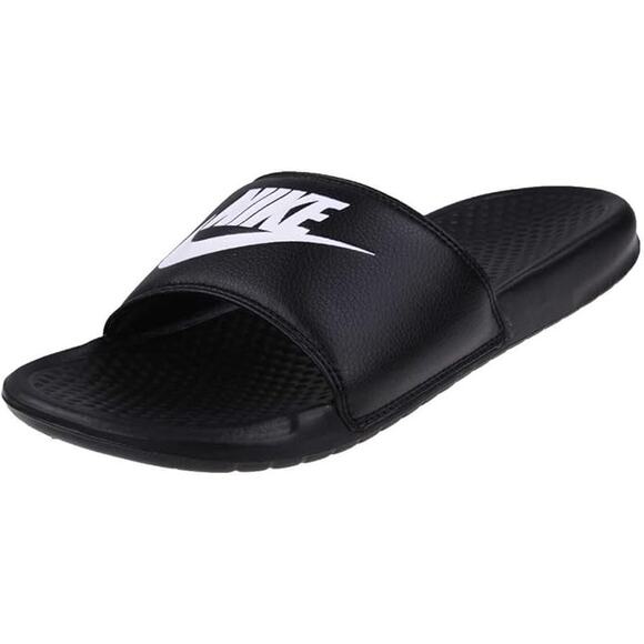 NWT Nike Men\'s Victori One Slide Sport Sandal, Black/White Black-9